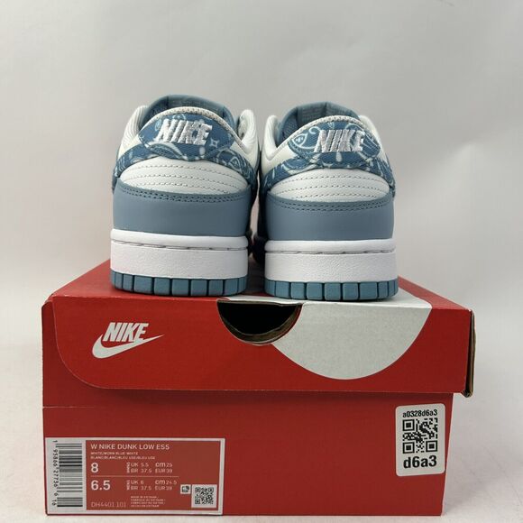 Nike Shoes Dunk Low ESS WMNS "Paisley Pack Worn Blue" 2024 - Picture 4 of 6